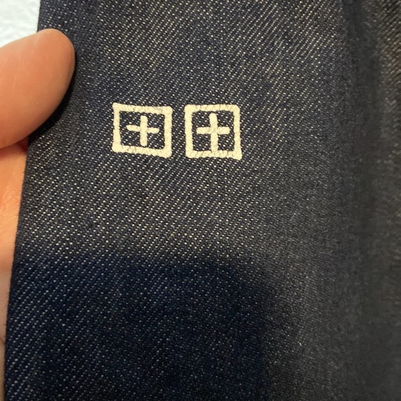 Ksubi Dee Dee Jeans Raw Rinse Indigo Dark Wash Straight Leg Button Fly Size 31 - Picture 7 of 10